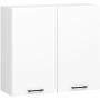 Навесной кухонный шкаф OLIWIA W80 H720, 2 дверцы, Белый, 80 × 72 × 30 см