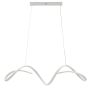Pendant LED lamp UTER, White, 80 × 120 × 20 cm