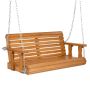 Hanging garden bench, 2 chains, 120 × 62 × 49 cm