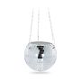 Подвесное кашпо Relaxdays «Disco», серебристое, 13 × 15 см