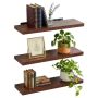 Rippuvad seinariiulid Relaxdays 10052695_8412, 3 tk, 100 × 4 × 23 cm