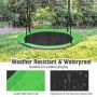 Hanging swing, up to 150 kg, Green, Ø 100 × 160 cm