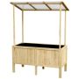 Raised bed Outsunny 110x60x152cm., light brown