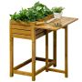 Raised bed Outsunny 64x63x74.5cm., light brown