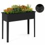 Raised Bed Frame, Black, 40 × 16 × 32 in