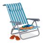 Пляжное кресло Relaxdays 10035904.0, 8 положений, 59 × 78 × 85 см