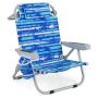 Beach chair, 5-position backrest, 66.04 × 78.74 × 64.77 cm