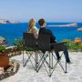Beach chair, with removable armrests, 56 × 61 × 97 cm