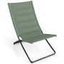 Beach chairs, 2 pcs, Green/black, 90 × 57 × 87 cm