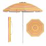 Beach umbrella 198 cm with push-button tilt, sand anchor, 1.5 kg