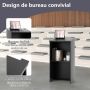 Lecture table, with shelf, Black, 58 × 40 × 117 cm