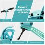 Scooter, 20 cm wheels, 3 handlebar height positions, Green, 88 × 35 × 96 cm