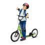 Scooter Homcom 139x58x96cm., green/black