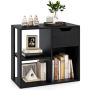 Freestanding storage cabinet, 1 drawer, 3 shelf spaces, 60.96 × 30.48 × 53.34 cm