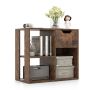 Built-in shelf, 3 shelves, 1 drawer, 60 × 53 × 30 cm