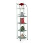 Vabalt seisev riiul Relaxdays, 5 riiulit, 33 × 145 × 28 cm