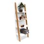 Põrandariiul Relaxdays BAMBOO, 4 riiulit, 55 × 155 × 34 cm
