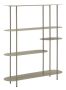 Saturn free-standing shelf, 3 shelves, 118 × 139 × 31 cm
