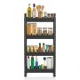 Standing shelf trolley, 4 shelves, 54 × 18.5 × 103 cm