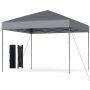 Arbour, 3 height positions, Grey, 295 × 295 × 252–285 cm