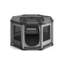 Octagonal dog playpen 72 x 72 x 43 cm, gray