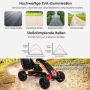 Pedal go-kart, for children aged 3-8, Black, 94 × 57.2 × 59.7 cm