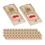 Hiirelõksud Relaxdays 10047573.0, 40 tk, 4,5 × 2 × 10 cm