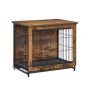Dog cage 69x51x60cm., black/brown