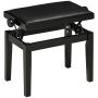 Piano chair Homcom 63x33x56cm., black