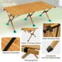 Picnic table, foldable, 122 × 43.5 × 60 cm