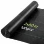 Umbrohutõke VEVOR, 100 g/m², Must, 2 × 50 m
