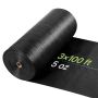 Umbrohutõkkekangas VEVOR 3*100FT168, Must, 0,9 × 30,5 m