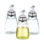 Doseerimispudelite komplekt Relaxdays, 3 tk, 200 ml pudel, 7 × 14 × 7 cm