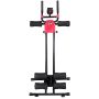 Abdominal press trainer, Foldable, 4 levels, 129.5 × 66 × 53.3 cm