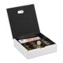 Денежный ящик Relaxdays 10049335_49, 4 отделения, 17 × 6 × 17,5 см