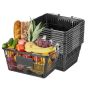 Ostukorvide komplekt VEVOR LB-B012-6, 12 tk, 21 l, Mustad, 44 × 48 × 33 cm