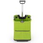 Shopping trolley, 50 l, 2 wheels, Green, 40 × 36 × 58/90 cm