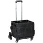 Shopping trolley Homcom 52x48x100cm., black/silver