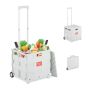 Ostukäru Relaxdays 10049698_49, 50 l, 35 kg, 45,5 × 99 × 37,5 cm