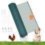 Plastvõrkpiire VEVOR AL-FN-0925, 15 posti, Roheline, 0,9 × 25 m