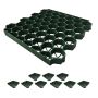 Пластиковые газонные решётки Relaxdays, 10 шт, 4 × 50 × 50 см
