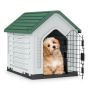 Plastic dog house, 66.5 × 60 × 52 cm