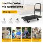 Platform trolley, foldable, 400 kg, 92 × 60 × 87 cm