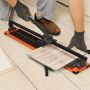 Tile cutter, 0–60°, 110.5 × 25.4 × 17.8 cm