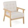 Lounge armchair, Grey/Sand, 69 × 79 × 63 cm
