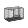 Dog cage 122x75.5x80.5cm., dark gray