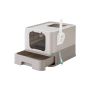 Litter box with lid