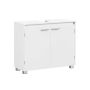 Valamukapp VASAGLE BBK515W01, 2 riiulit, 30 × 80 × 60 cm