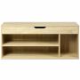 Hallway bench, 3 shelves, 104 × 48 × 30 cm