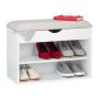 Esikupink Relaxdays 10029598.0, 2 sektsiooni, 62 × 45 × 30 cm